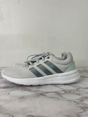 Adidas Women's Lite Racer CLN 2.0 Gray Blue Sneakers SZ 7.5